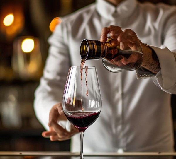 优雅又专业的酒店服务礼仪倒酒流程